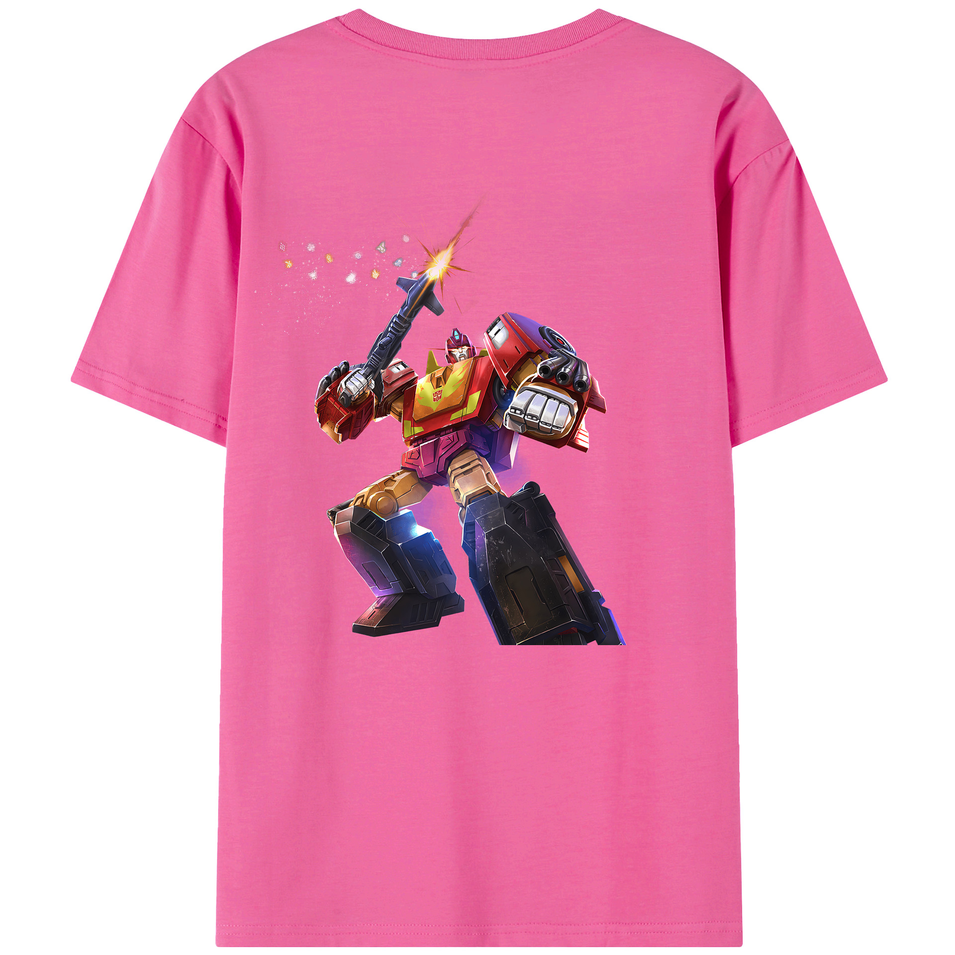 （画像用） Transformers トランスフォーマー レディース半袖Tシャツ(バックプリント)